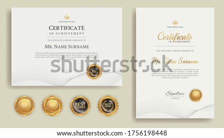 Certificate of appreciation border template for diploma award, business, and legal document