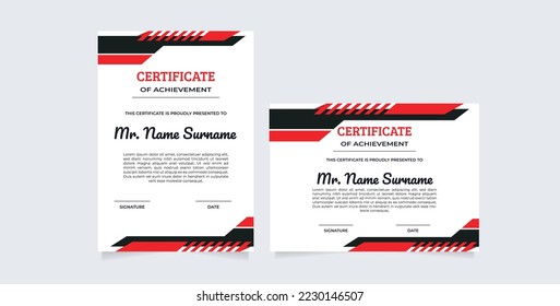 certificate of appreciation border template with luxury badge and modern line and shapes. For award, business, and education needs