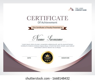 Certificate of appreciation design template