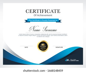 Certificate of appreciation design template