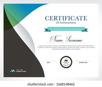 Certificate of appreciation design template