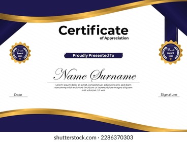 certificate of appreciation design template