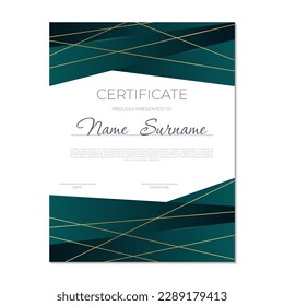 plantilla de diseño de certificado de apreciación