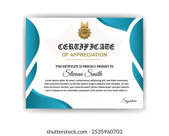 certificate of appreciation design template