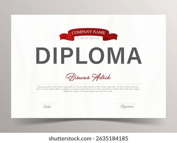Certificate of appreciation layout design. diploma 