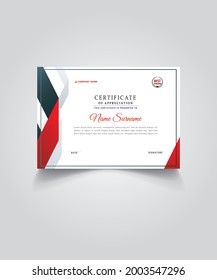 Certificate of Appreciation minimalistic template.Trendy geometric design. Layered eps10 vector.
