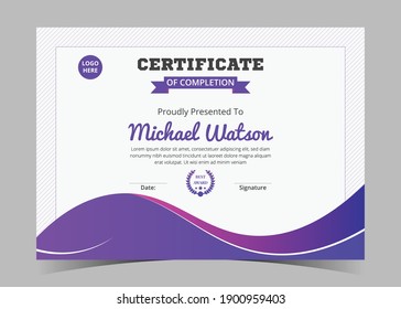 Certificate of Appreciation template, certificate of achievement, awards diploma template