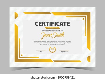 Certificate of Appreciation template, certificate of achievement, awards diploma template