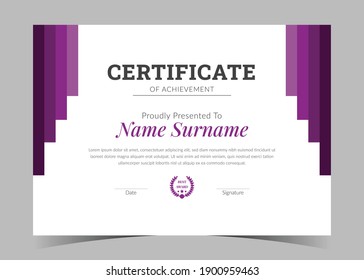 Certificate of Appreciation template, certificate of achievement, awards diploma template