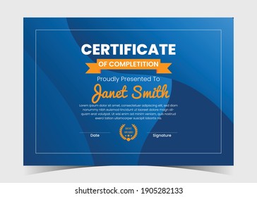 Certificate of Appreciation template, certificate of achievement, awards diploma template