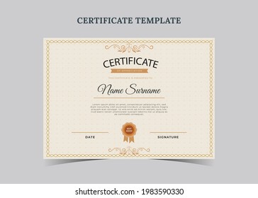 Certificate of Appreciation template, Certificate of achievement, awards diploma