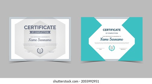 
Plantilla de certificado de apreciación, certificado de logro, plantilla de diploma de diploma
