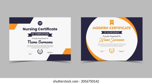 Certificate of Appreciation template, certificate of achievement, awards diploma template