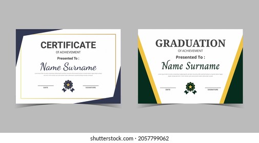 Certificate of Appreciation template, certificate of achievement, awards diploma template