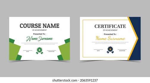 Certificate of Appreciation template, certificate of achievement, awards diploma template