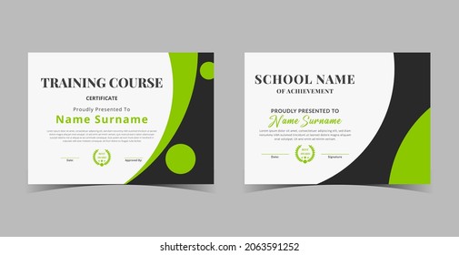 Certificate of Appreciation template, certificate of achievement, awards diploma template