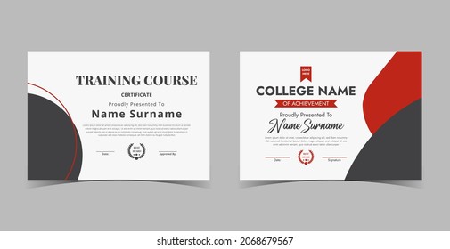 Certificate of Appreciation template, certificate of achievement, awards diploma template