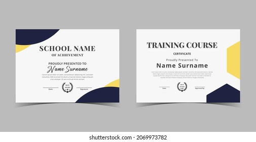Certificate of Appreciation template, certificate of achievement, awards diploma template