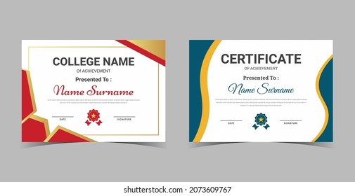 
Certificate of Appreciation template, certificate of achievement, awards diploma template