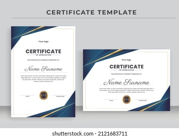 Certificate of Appreciation template, Certificate of achievement, awards diploma