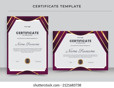 Certificate of Appreciation template, Certificate of achievement, awards diploma