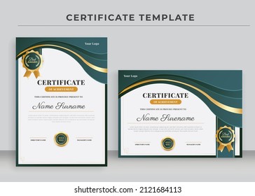 Certificate of Appreciation template, Certificate of achievement, awards diploma