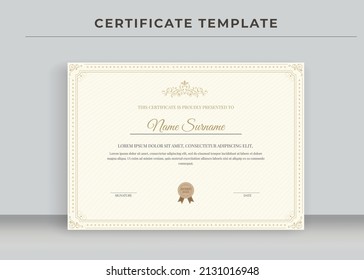 Certificate of Appreciation template, Certificate of achievement, awards diploma