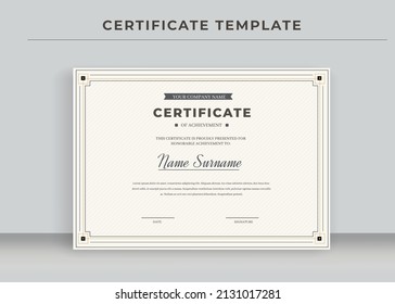 Certificate of Appreciation template, Certificate of achievement, awards diploma