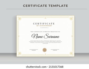 Certificate of Appreciation template, Certificate of achievement, awards diploma