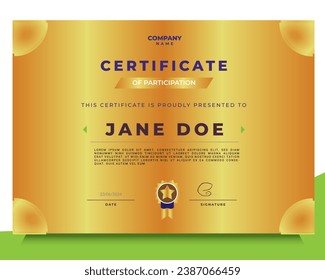 Certificate of Appreciation template, Certificate of achievement, awards diploma