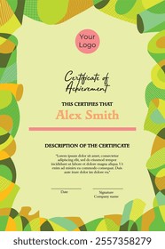 Certificate of Appreciation template, Certificate of achievement, awards diploma