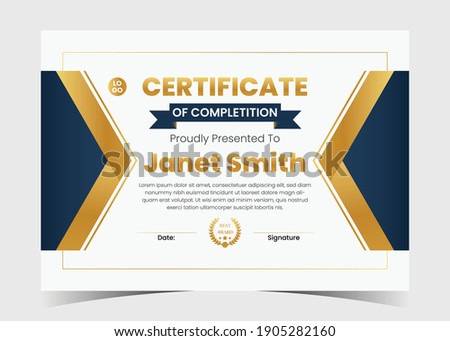 Certificate of Appreciation template, certificate of achievement, awards diploma template