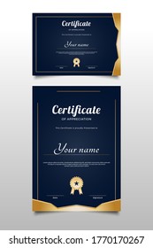 Certificate of Appreciation Template with Elegant Design