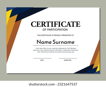 Certificate of Appreciation. Certificate template. Modern Certificate