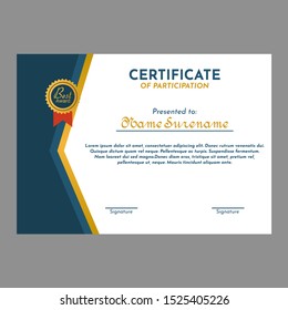 certificate of appreciation template vektor