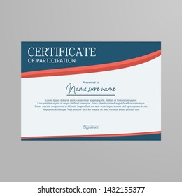 Certificate of Appreciation template vektor editable
