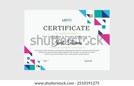 certificate of appreciation vector template. popular certificate appreciation vector