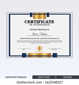 Certificate Of Attendance Template For Students Who Complete Study Program