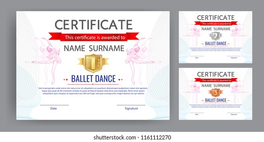 735 Dance Certificate Images, Stock Photos & Vectors 