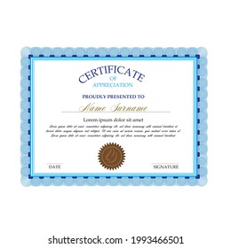 Certificate Award For Template design 