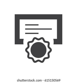 Certificate Awards vector icons