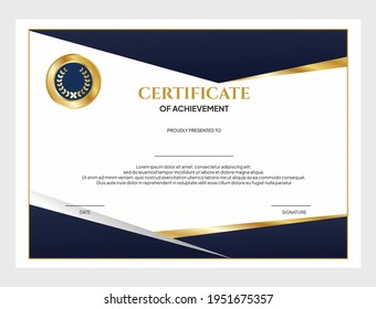 
plantilla de diseño de antecedentes de certificado para graduación y apreciación