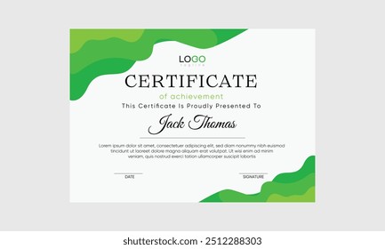 certificate background. modern abstract certificate vector. certificate