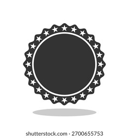 Certificate Badge icon with shadow