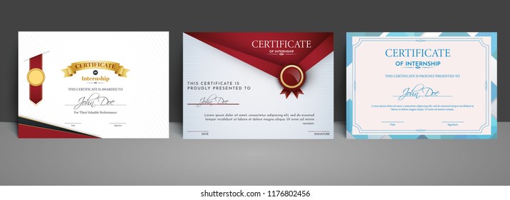 Certificate best award diploma set. Certificate best award diploma set.