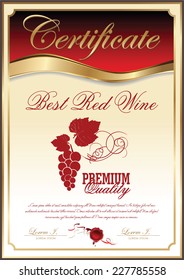 Certificate - Best Wine