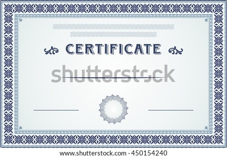 certificate border template design stock vector royalty free