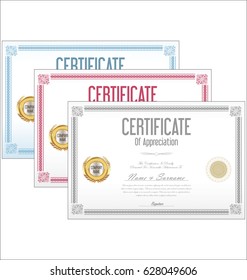 Certificate collection retro design