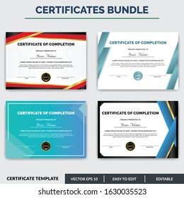 Certificate of Completion template, Honor successful completion of a project, class, or training program.