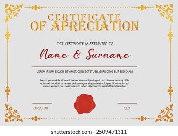 certificate of completion template illustration
